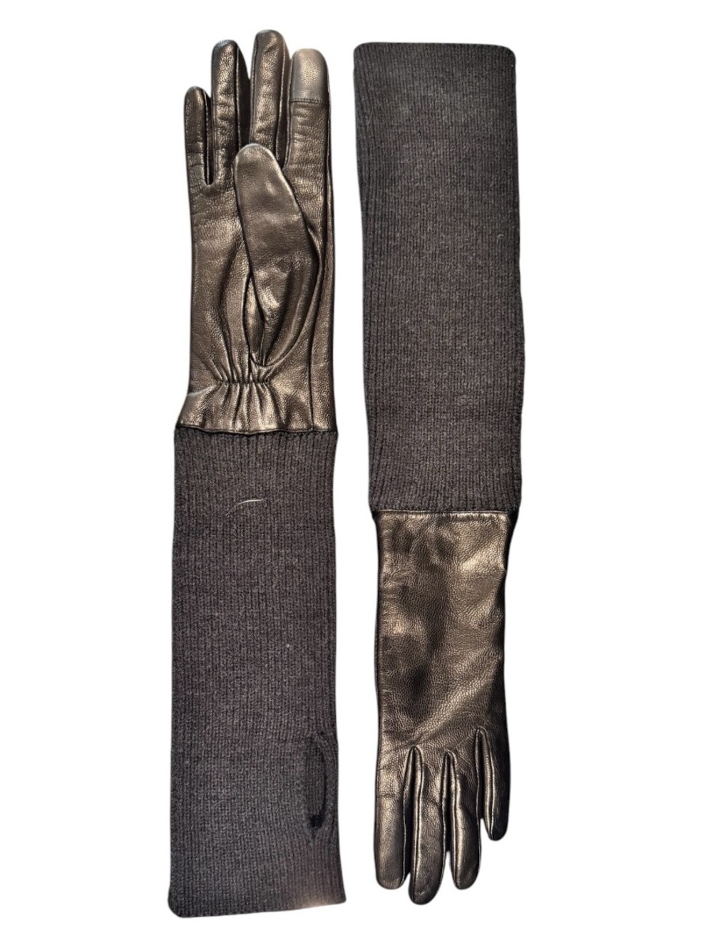 All Saints Zoya Knit Cuff Gloves - Picture 6 of 8